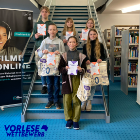 65. Vorlesewettbewerb 2023/2024: Regionalentscheid in der Stadtbibliothek Parchim