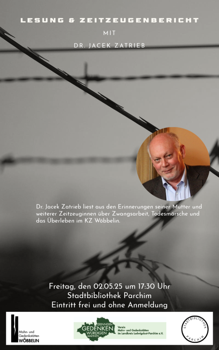 Tipp: Lesung und Zeitzeugenbericht